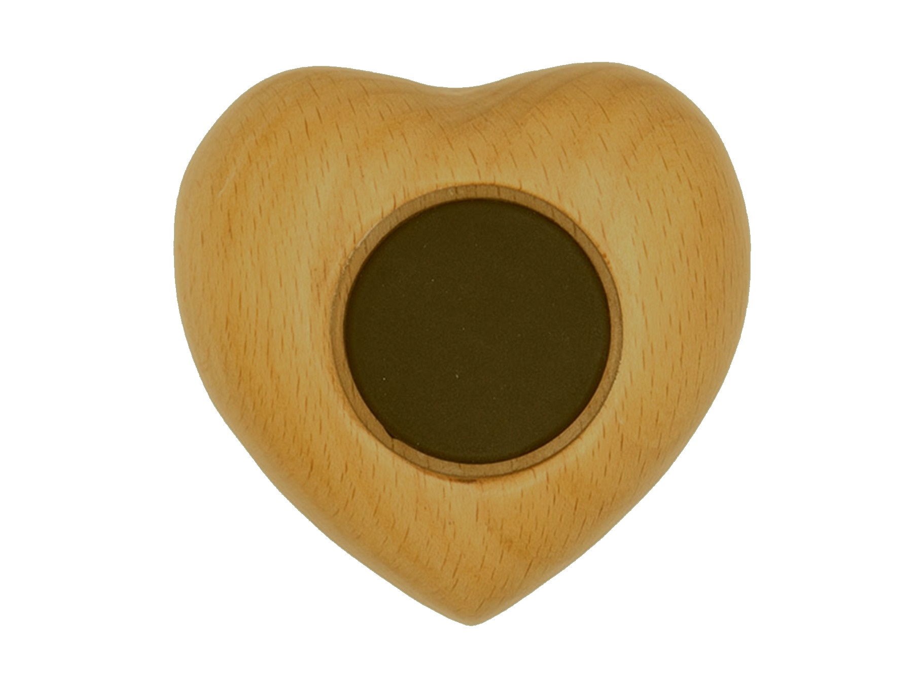 Amberley Heart Paw Print Urn Casket Beechwood Underside