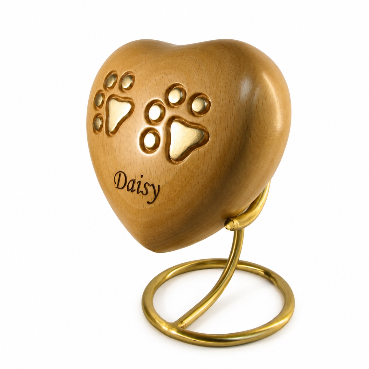 Amberley Heart Paw Urn Beechwood Sq