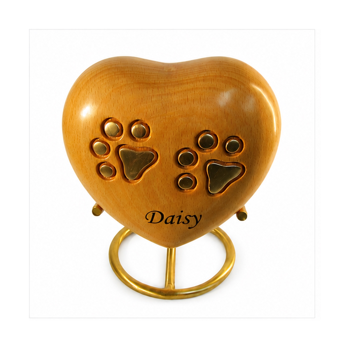 Amberly Heart Paw urn Beechwood Sq