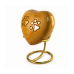 Amberly Heart Paw urn Beechwood Sq