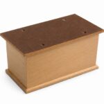 Infinity Pet Casket Solid Wood