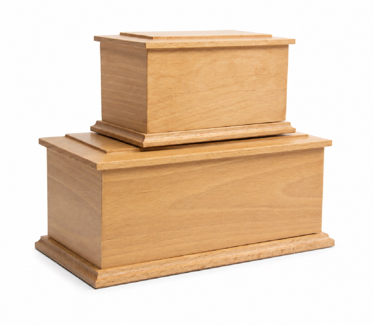 Infinity Pet Casket Solid Wood
