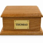 Infinity Pet Casket Solid Wood
