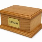 Infinity Pet Casket Solid Wood