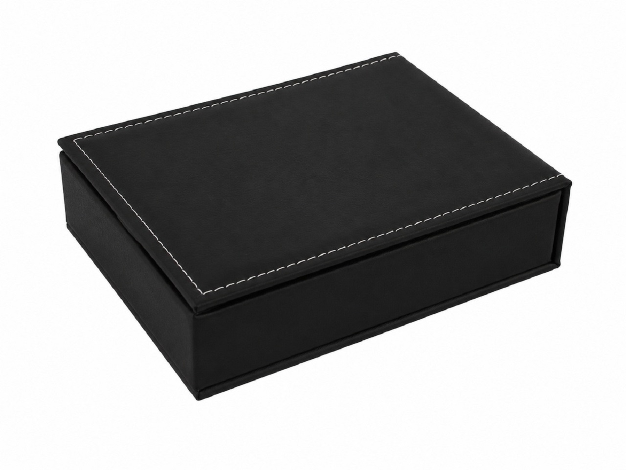 Pet Remembrance Paw Print With Photo Leather Effect Finish