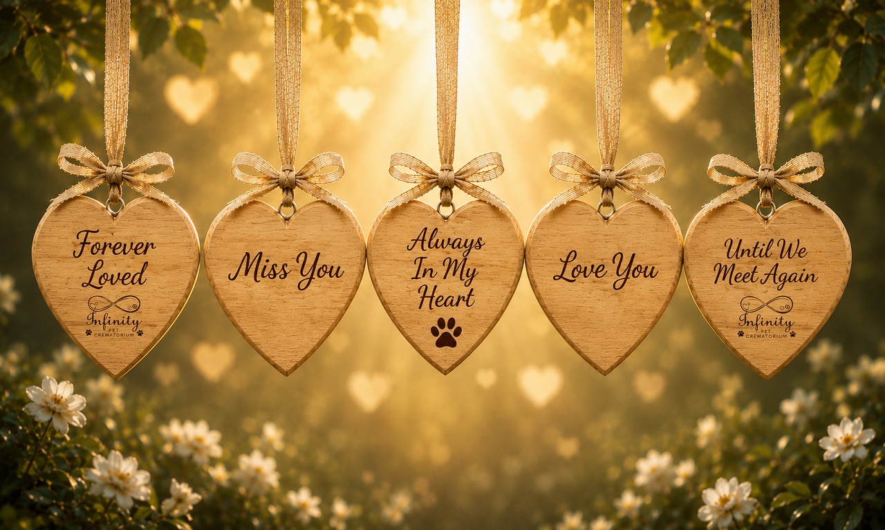 Product Catalogue Banner Infinity Pet Crematorium