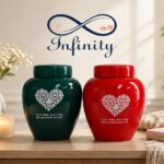 Your Wings Were Ready Pet Urn Ceramic Style Finish Lifestyle 2 Infinity Pet Crematorium