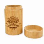 Forever In My Heart Bamboo Cylinder Casket