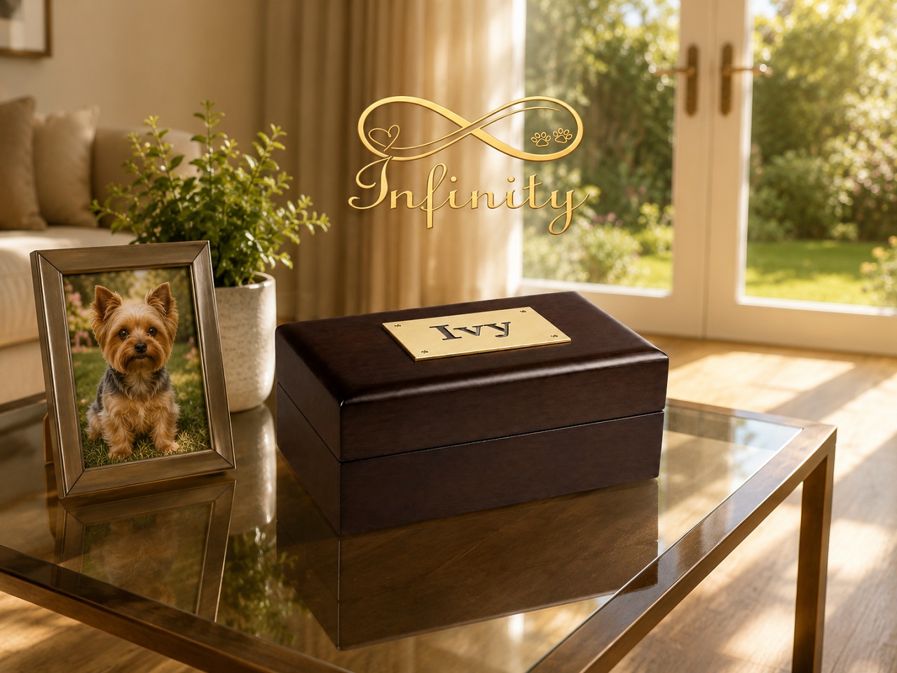 Eden Pet Ashes Casket Infinity Pet Crematorium