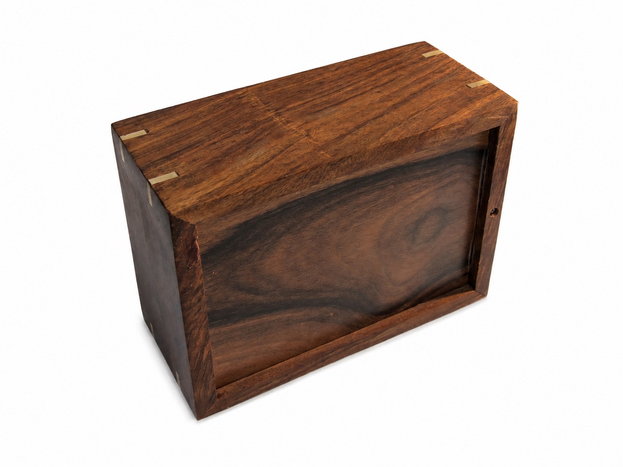 Paw Print Wood Ashes Casket