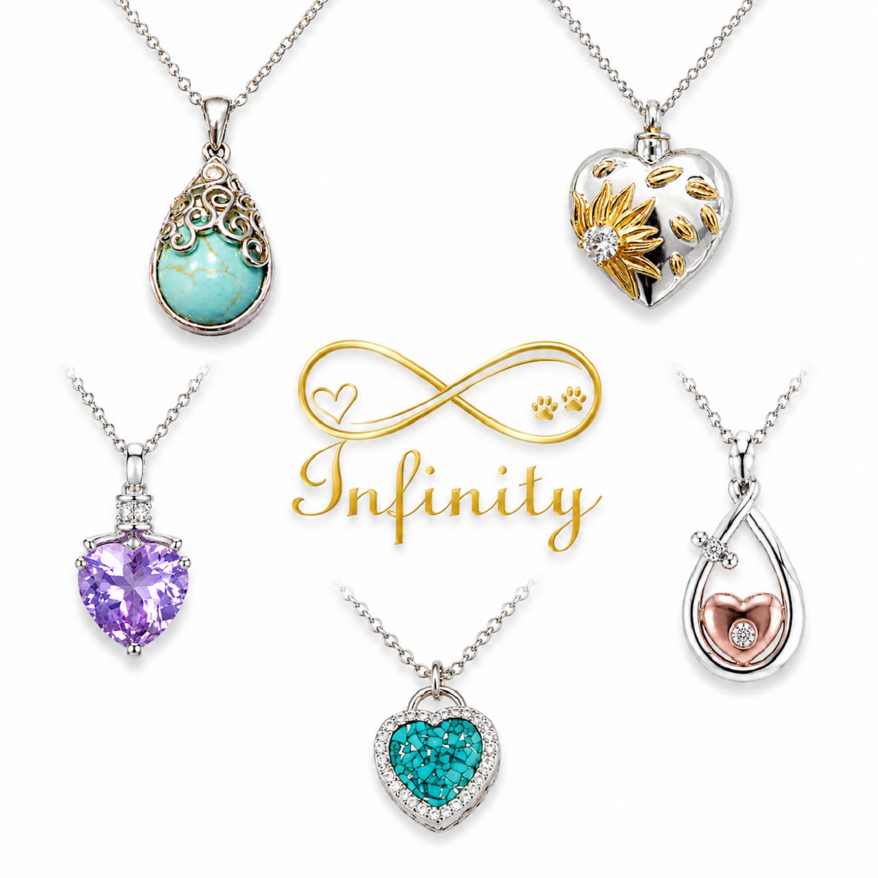 Pet Memorial Jewellery Ashes Infinity Pet Crematorium
