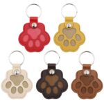 Pet Memorial Paw Print Keyring Ashes Or Fur