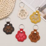 Pet Memorial Paw Print Keyring Ashes Or Fur