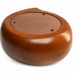 Sleeping Cat Pet Ashes Urn Brown Wood Effect Finish