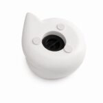 Sleeping Cat Urn White Wood Effect Finish