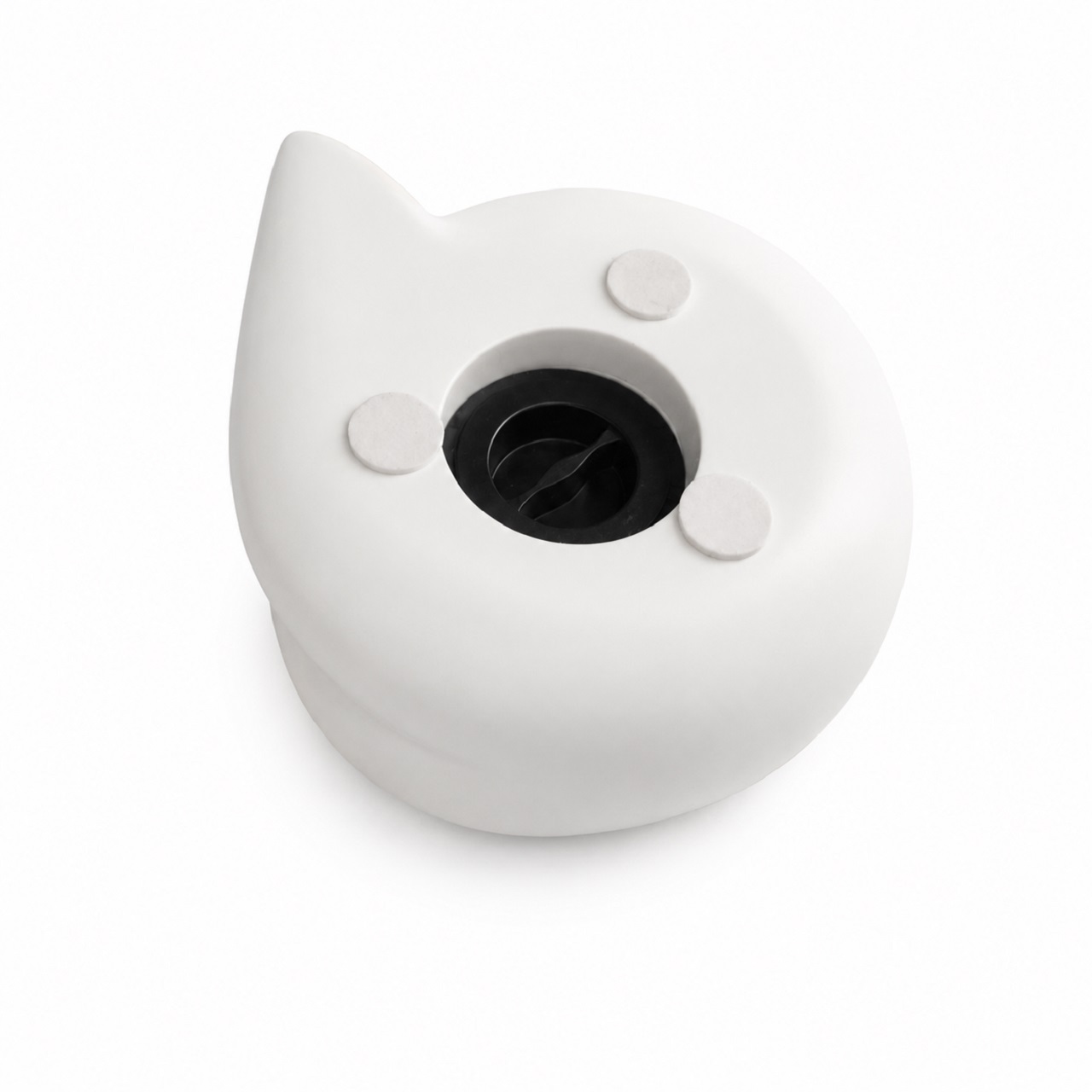 Sleeping Cat Urn White Wood Effect Finish